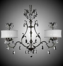 American Brass & Crystal IL9667-A-01G-PI-GL - Ten Light Island Pendant
